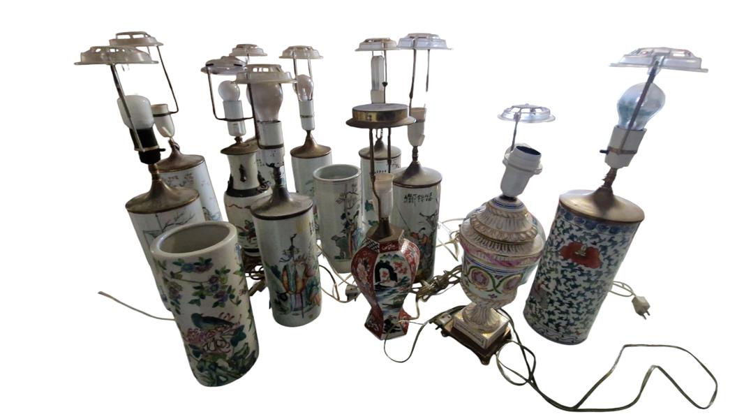 Samling lamper. Skal afhentes i SKAL HENTES I VORDINGBOR