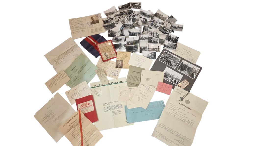 Stort lot fra Soldat og modstandsmand Mogens Friis Grue