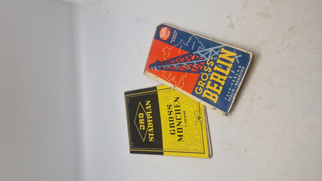 Originale tyske vej kort 