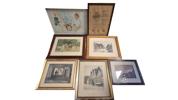 Samling billeder mm. SKAL HENTES I VORDINGBOR 