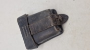 Tysk K98 patrontaske, skåret og anvendt af modstandsbevægelsen. Original 