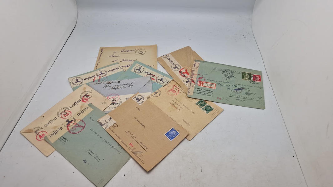Samling tyske ww2 breve. Originale 