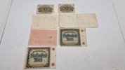 Samling tyske pengesedler. Originale 