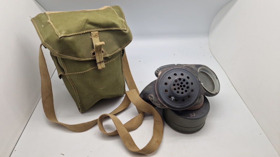 Engelsk M/45 gasmaske. Original 