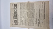 Samling ww1 "Letzte Kriegsnachrichten". Originale 