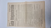 Samling ww1 "Letzte Kriegsnachrichten". Originale 