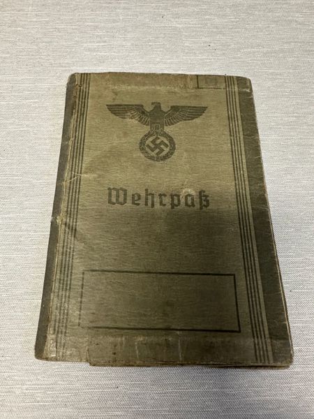 Originalt Tysk WW2 Wehrpass 