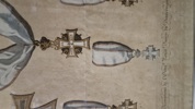 Håndkolorerede stik  med Den Danske Ridderorden, Frederik den 6, original 