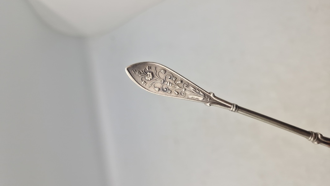 Ske af provins sølv. 1800 tallet