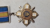 Ukraines "Order for Courage" (Orden for Tapperhed). Original 
