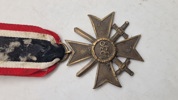 Kriegsverdienstkreuz 2. Klasse mit Schwertern. Original 