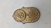 Reichswettkampftage der SA Gruppe Niederrhein tinnie/badge fra 1935. Original