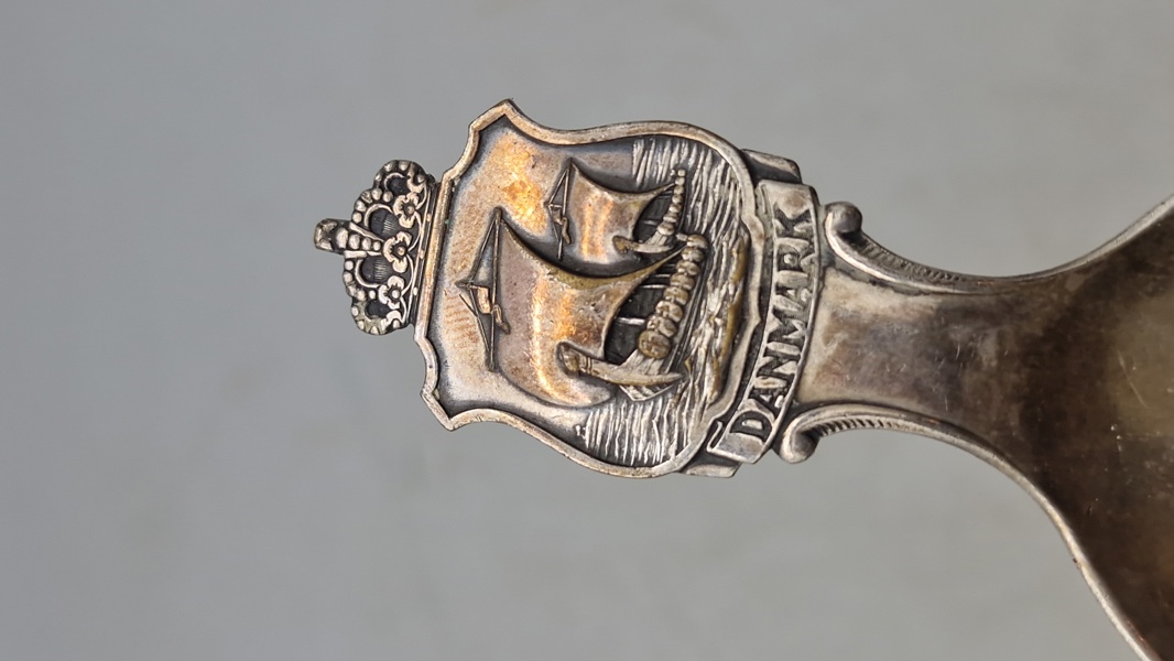 Dansk national ske, nysølv 