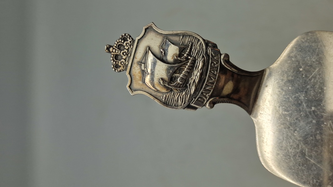 Dansk national kagespade, nysølv 