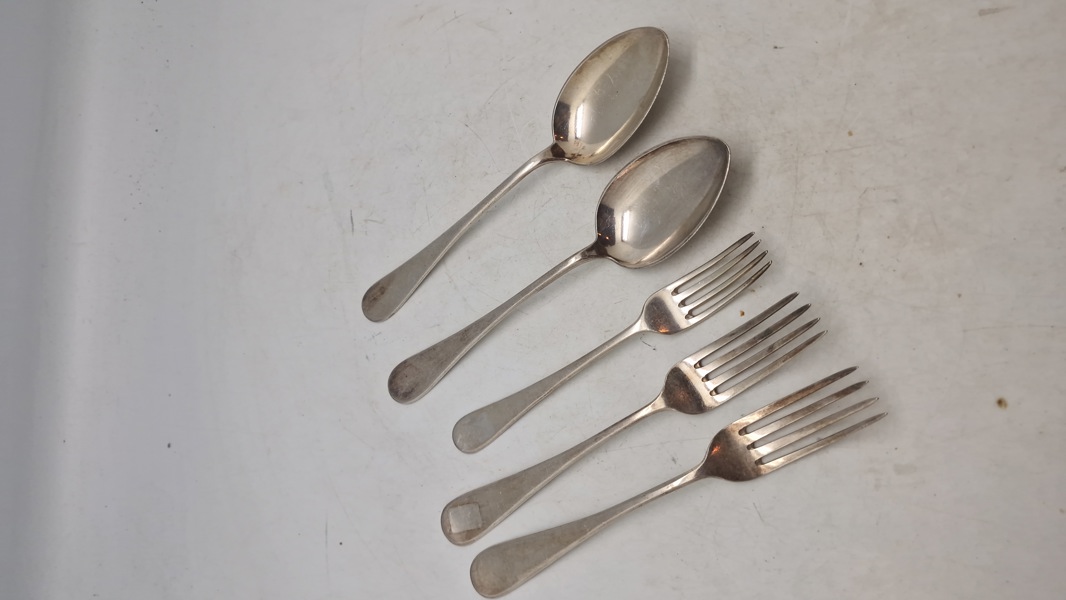 Samling frimurer bestik