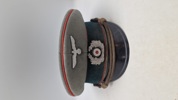 Tysk Artillerie officers kasket, original 