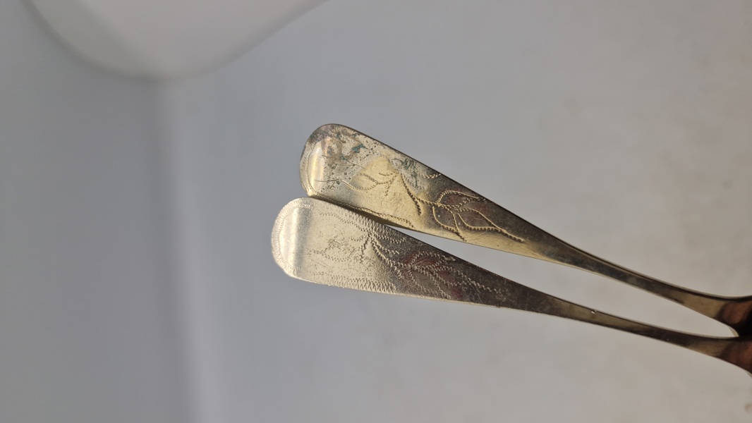 Skeer af provins sølv stemplet “Tønder” 