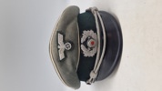 Tysk infanteri officers kasket, original 