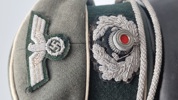 Tysk infanteri officers kasket, original 