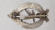 Imperial German Air Gunner Badge, veludført efterkrigs 