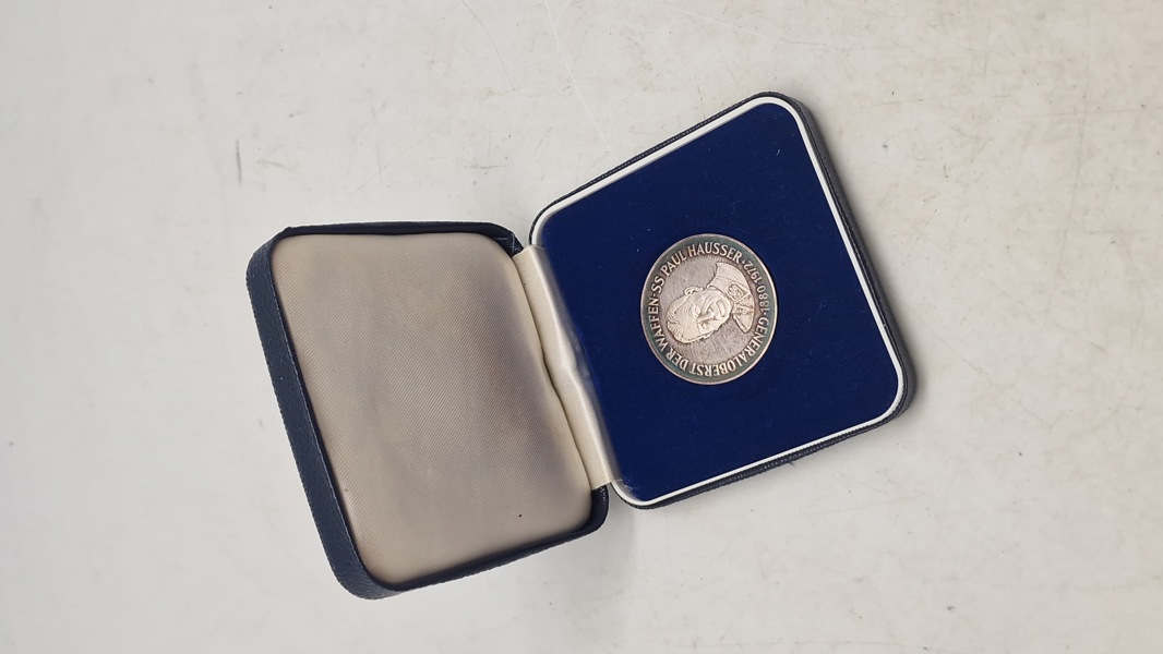 Gedenkmünze, die Paul Hausser, finsølv 