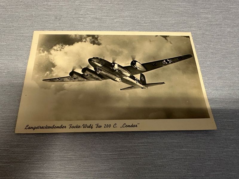 Originalt Tysk WW2 postkort, Luftwaffe 