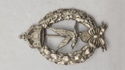 Imperial German Air Gunner Badge, veludført efterkrigs 