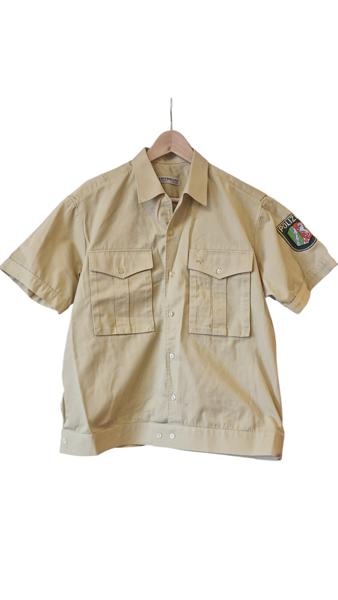 Tysk politiskjorte med patch fra North Rhine-Westphalia