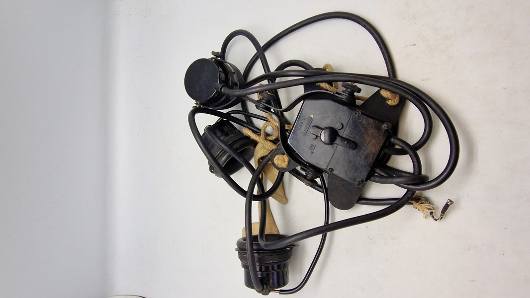 Samling Telecom udstyr ww2, originalt 