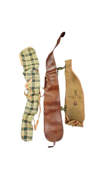 Samling gevær etuier 