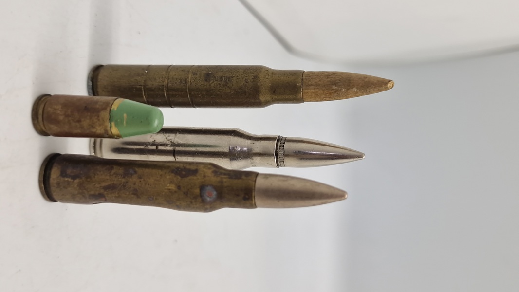 Samling eksercerpatroner 