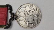 Turkish Crimea Medal 1855 af sølv, navngiven, original 