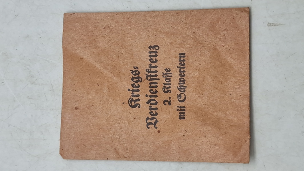 Tildelingspose til KVK/m.sværd, original