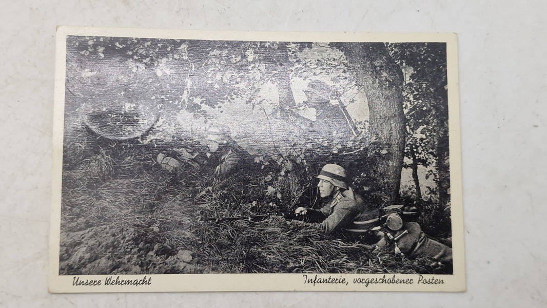 Tysk ww2 postkort, originalt