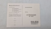 Tysk SS postkort, originalt 