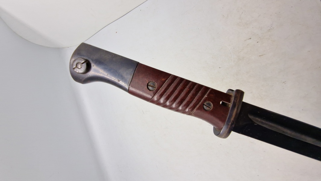 WW2 K98 bajonet uden Navn, kun waffenamt, original