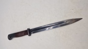 WW2 K98 bajonet uden Navn, kun waffenamt, original