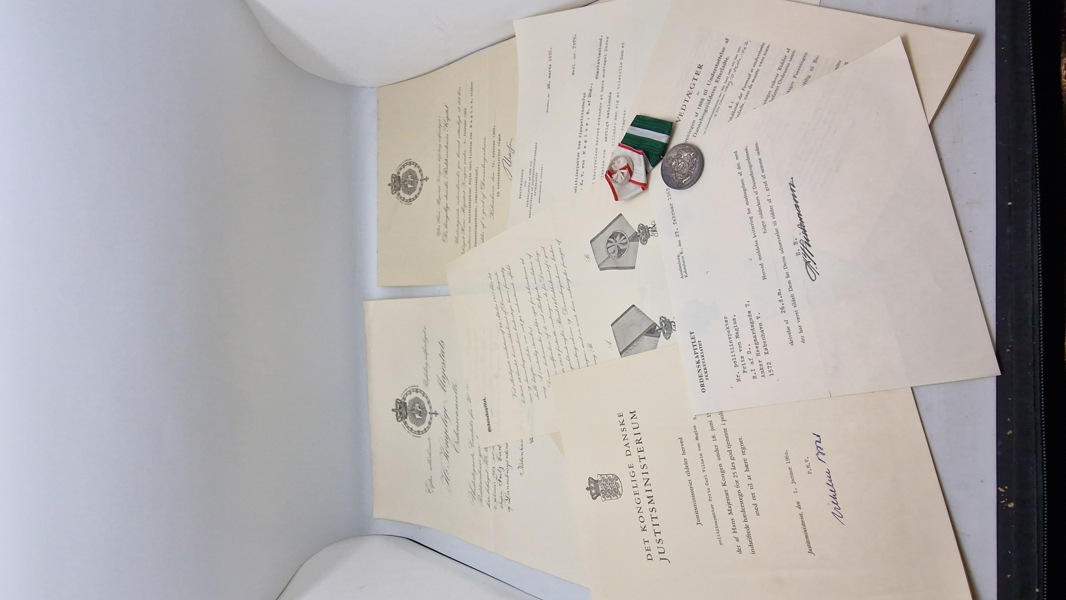  Politi medalje fra  Fritz Carl Vilhelm von Magius (1903–1969)

