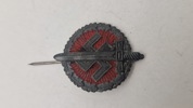 Nationalsozialistische Kriegsopferversorgung (NSKOV) tinnie. Original
