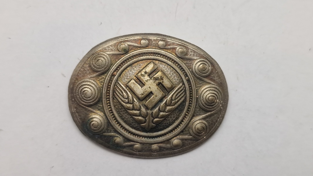Reichsarbeitsdienst der weiblichen Jugend" (RADwJ) badge. Original