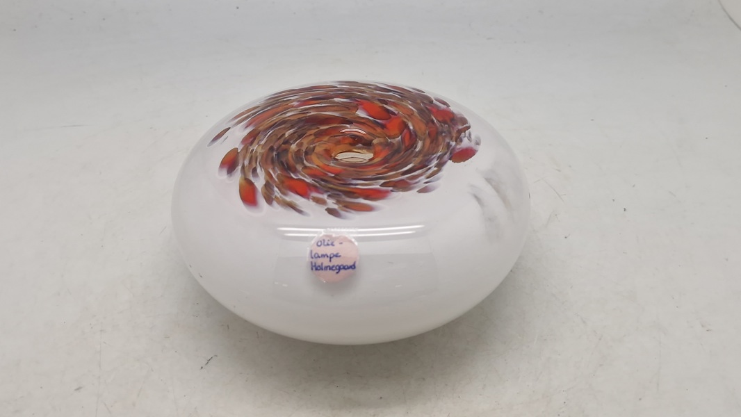 Holmegaard olielampe. Original