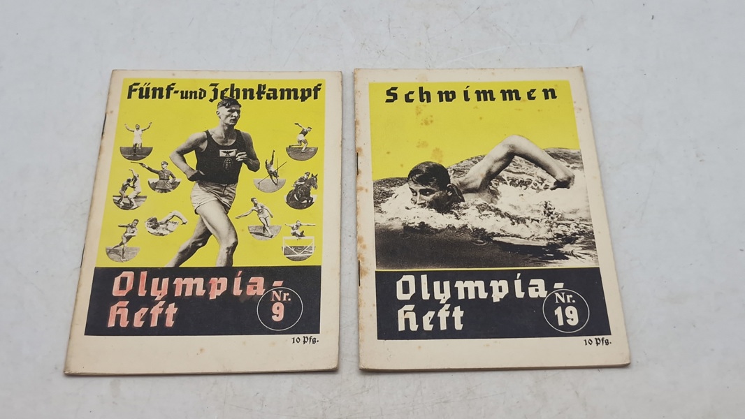 Olympiade hæfter fra 1936. Originale