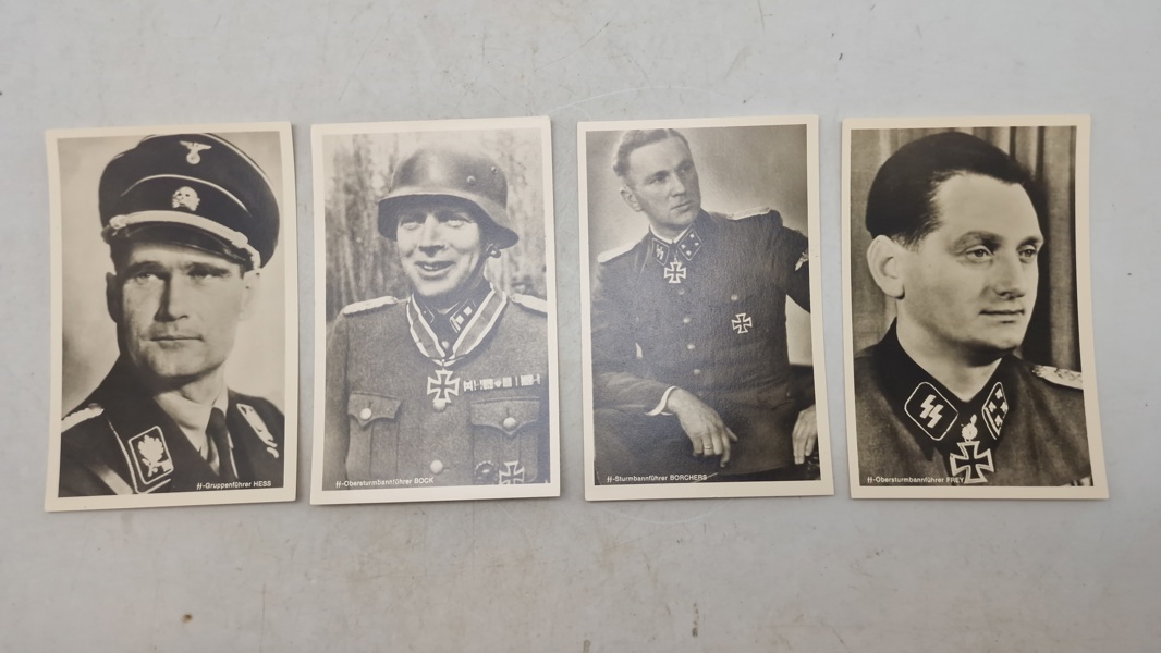 Samling postkort med ritterkreuzträgere. genoptryk