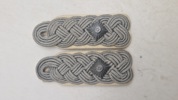 Tyske Officers skulderstropper infanteri Oberstleutnant WW2, originale