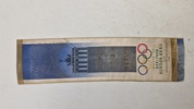 Miniature banner fra olympiaden i Berlin, 1936. Original 