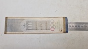 Miniature banner fra olympiaden i Berlin, 1936. Original 