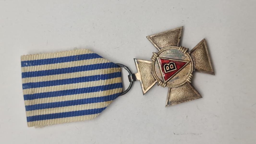 belgisk Kors for Politiske Fanger 1940–1945. Original