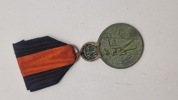 Belgisk Yser-medalje (IJzer-medalje), en militær udmærkelse fra Første Verdenskrig, der markerer slaget ved Yser. Original 