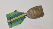 Belgisk erindringsmedalje for den etiopiske kampagne (Médaille Commémorative de la Campagne d'Ethiopie), der blev etableret i januar 1947. Original 