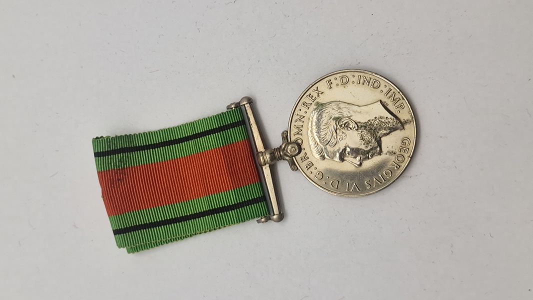 Britisk Defence Medal, ww2. Original